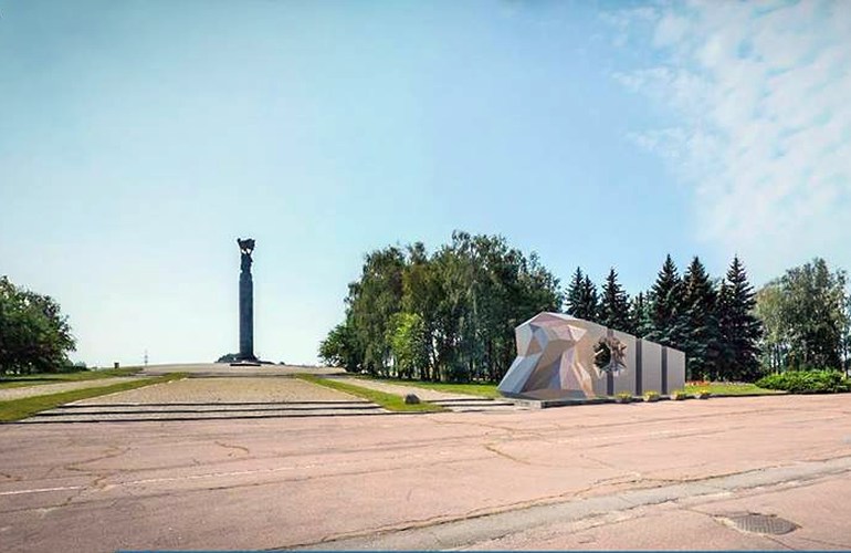 Памятник воинам АТО в Житомире: представлены все варианты эскизов. ФОТО