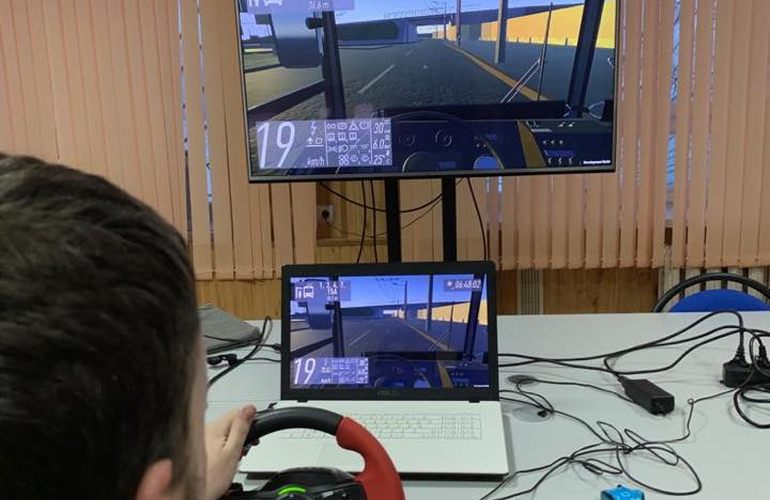 Студенты житомирского политеха разработали симулятор для обучения водителей троллейбусов