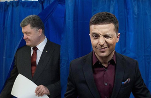 Зеленський і Порошенко виходять до другого туру виборів - перші дані екзит-полу