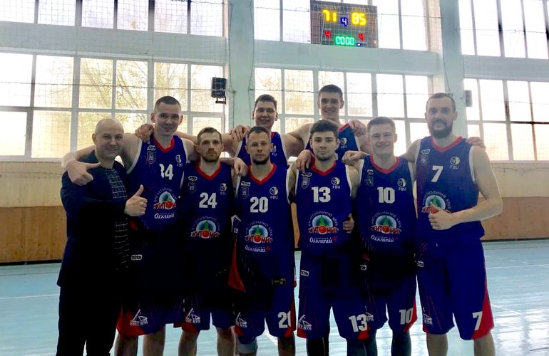 Уверенные победы вывели баскетбольный клуб «Житомир» в финал Первой лиги