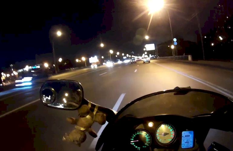 Житомиряне просят запретить мотоциклистам гонять ночью по улицам города