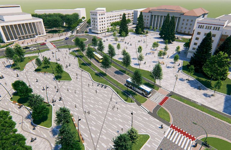 В Житомире выбрали лучший проект реконструкции площади Соборной и Победы. ФОТО