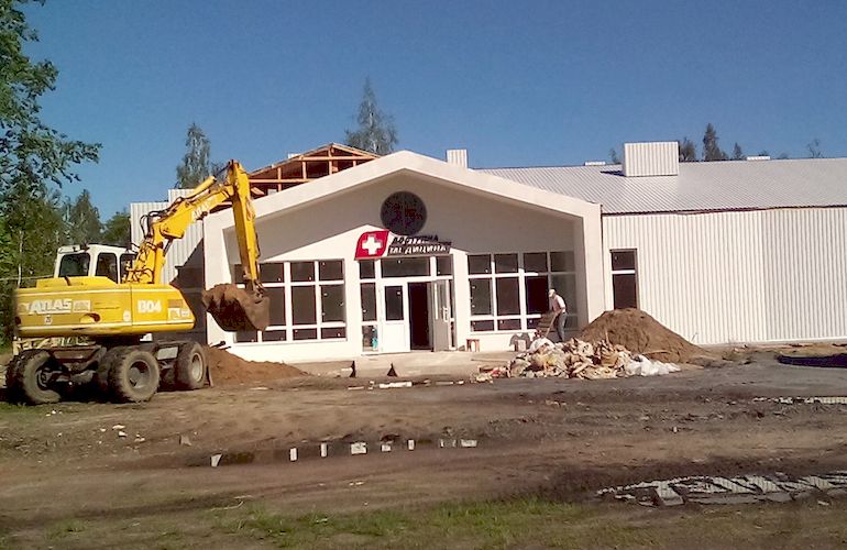 На Житомирщине продолжается строительство сельских амбулаторий, некоторые уже на финальном этапе. ФОТО