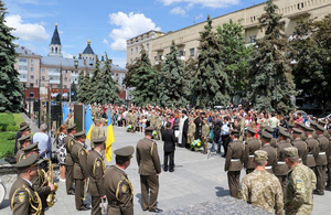 66 житомирян загинули у війні на Сході України. На честь них в центрі міста відкрили Дошки пам'яті. ФОТО