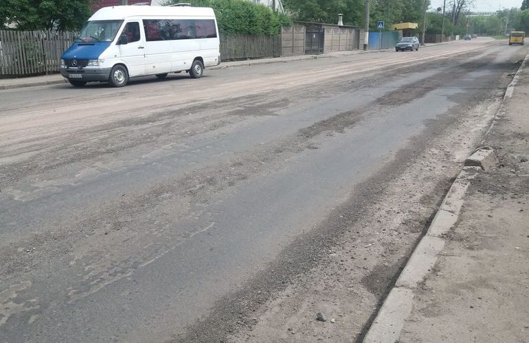 В Житомире до конца года отремонтируют самый «убитый» участок улицы Королёва