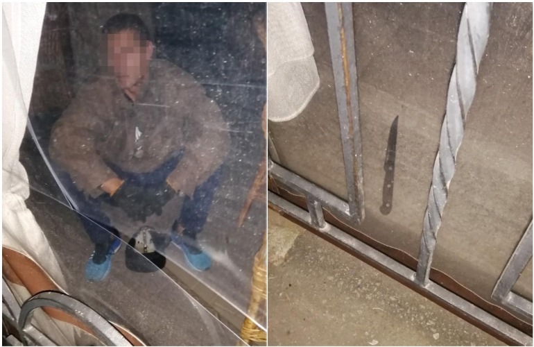 В Житомире ночью поймали мужчину, пытавшегося обокрасть кафе
