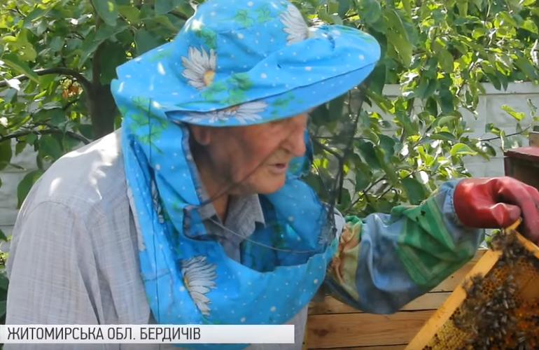 92-летний пасечник из Житомирщины раскрыл свои секреты пчеловодного ремесла. ВИДЕО
