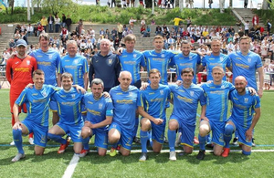 Легенди українського футболу зіграють у Житомирі матч з десантниками 95-ї бригади