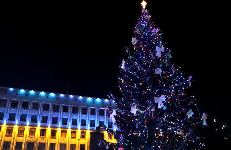 Новогоднюю елку из Житомира признали одной из самых красивых в стране