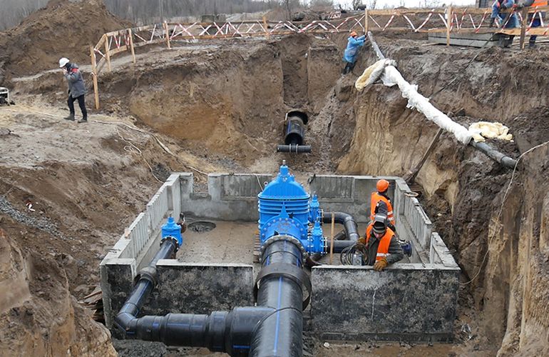 Реконструкция водопровода: в центре Житомира на несколько недель повысится давление воды. ФОТО
