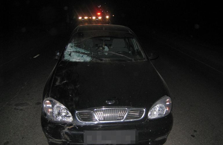 В Житомирской области на неосвещенной дороге водитель насмерть сбил пешехода