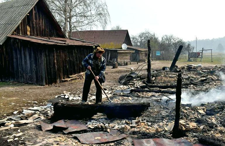 Жертвы пожаров на Житомирщине рассказали о пережитом. ФОТО