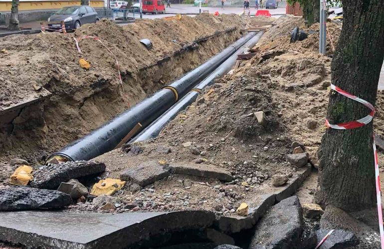 В Житомире из-за ремонта инженерных сетей на некоторых улицах ограничено движение транспорта