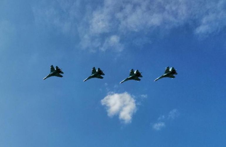 ВСУ провели на Житомирщине летно-тактические учения с авиационной эскадрильей. ФОТО