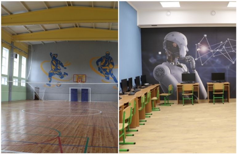 В житомирской школе открыли новый корпус со спортзалом и компьютерным классом. ФОТО