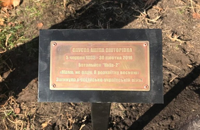 В Житомире высадят деревья в память о женщинах, погибших в войне на Донбассе