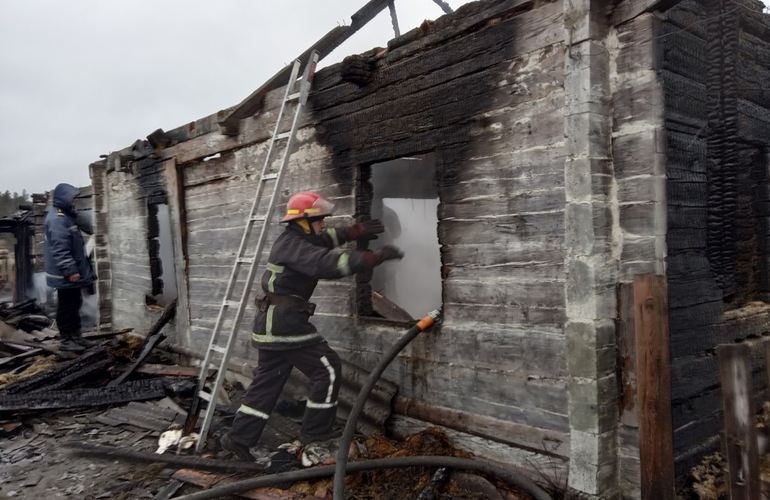 В Житомирской области за сутки заживо сгорели три мужчины