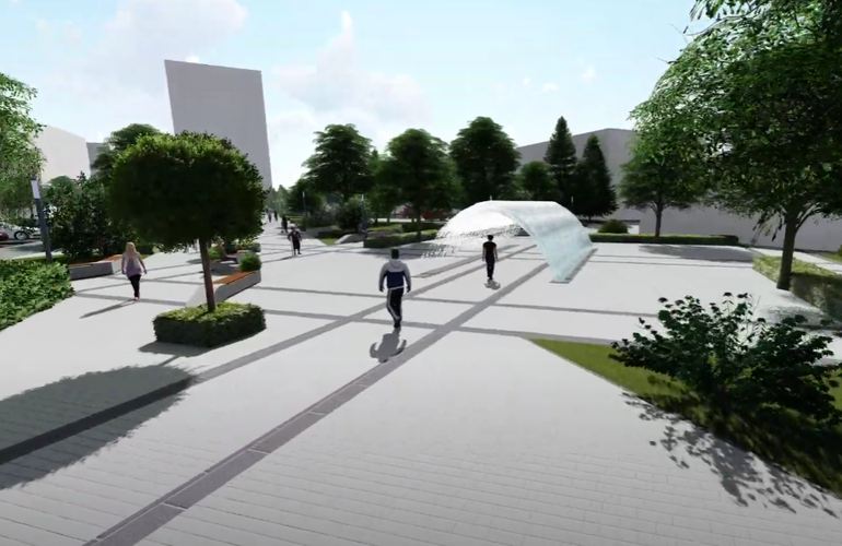Вторая очередь реконструкции Нового бульвара: обещают новый фонтан и максимально сохранить старые деревья