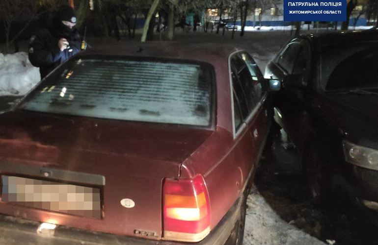 В Житомире водитель Opel скрылся с места ДТП и попал в еще одну аварию